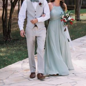 AZAZIE GINGER dress in Dusty Sage